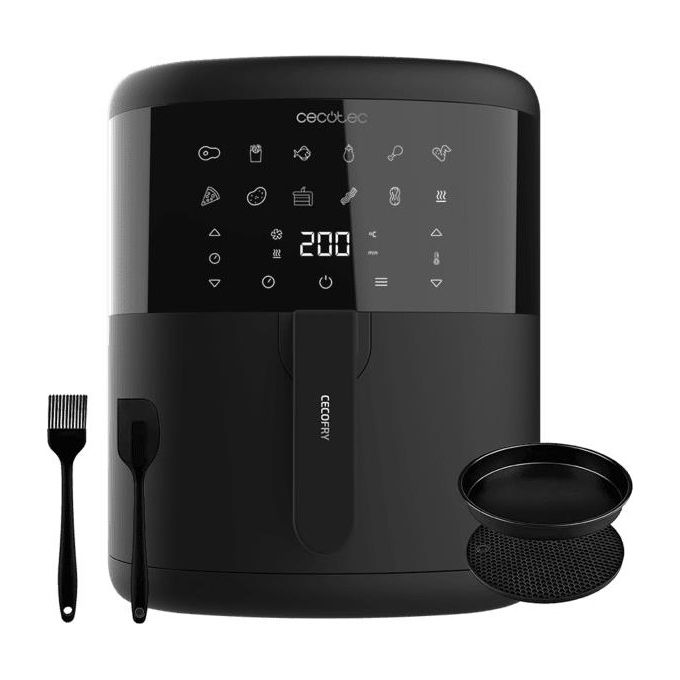 Cecotec Cecofry Bombastik 6000 Full Friggitrice ad Aria Calda 6 Litri 1700W Nero