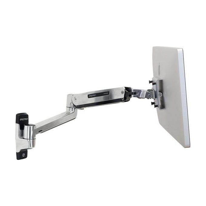 Ergotron LX HD Montaggio a Parete per Display Lcd FIno a 46'' in Alluminio Lucidato