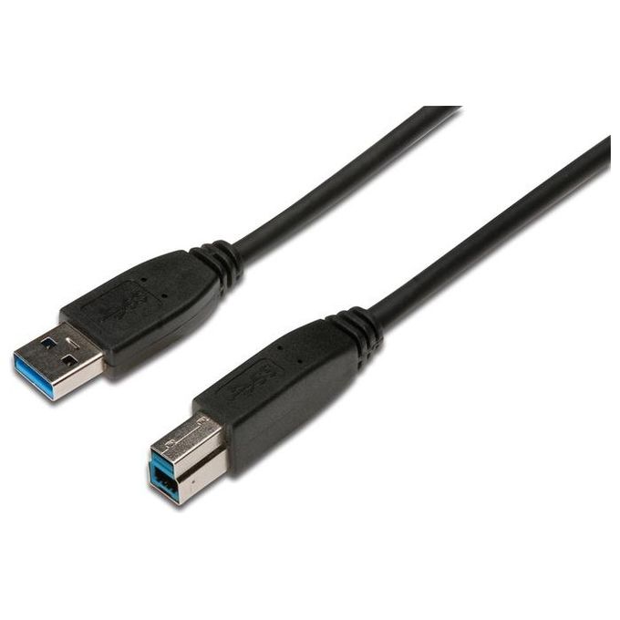 Digitus Cavo di Collegamento Connettori A-B Usb 3.0 1.80mt