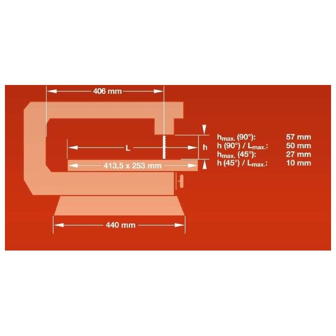 [ComeNuovo] Einhell Traforo Sega Oscillante Elettrico Tc-Ss 406 E
