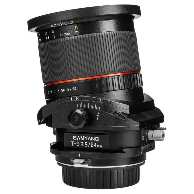 Samyang Obiettivo T-s 24mm F-3.5 Ed As Umc Per Nikon