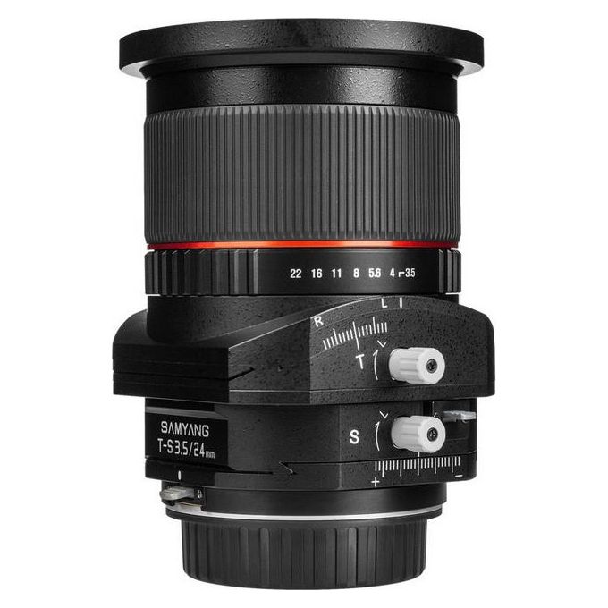 Samyang Obiettivo T-s 24mm F-3.5 Ed As Umc Per Nikon