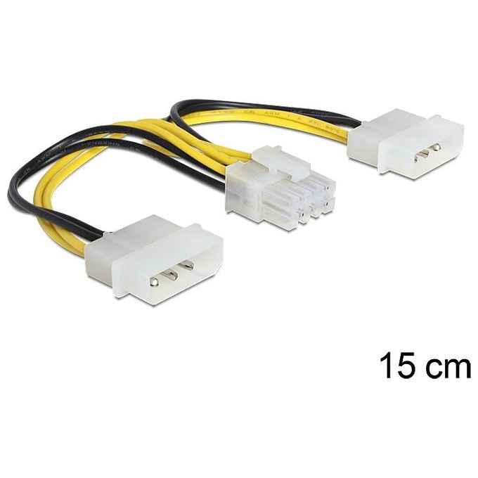 DeLOCK 83410 Cavo di Alimentazione Interno 0.15mt
