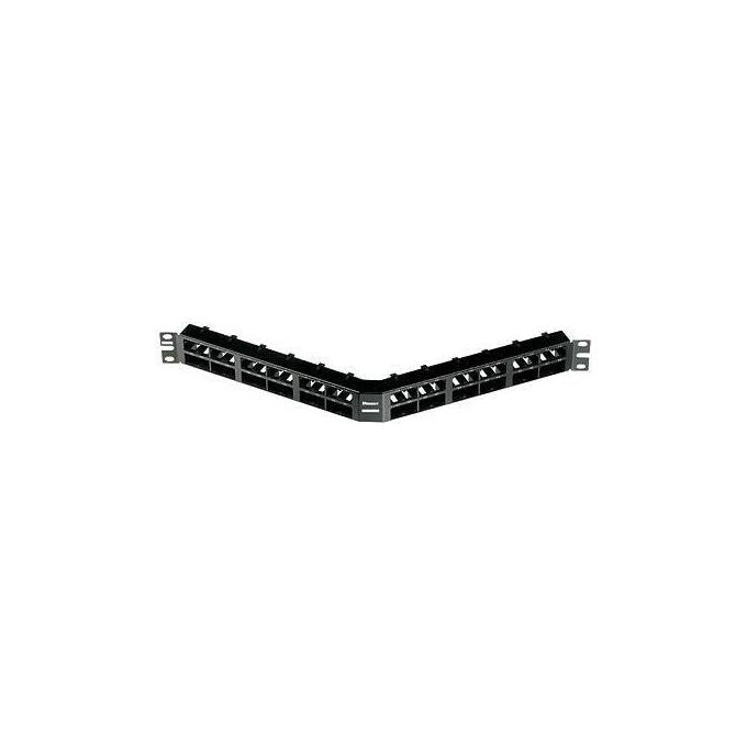 Panduit CPA48HDBL Pannello 1U Angolare per 48 Rj45s Nero
