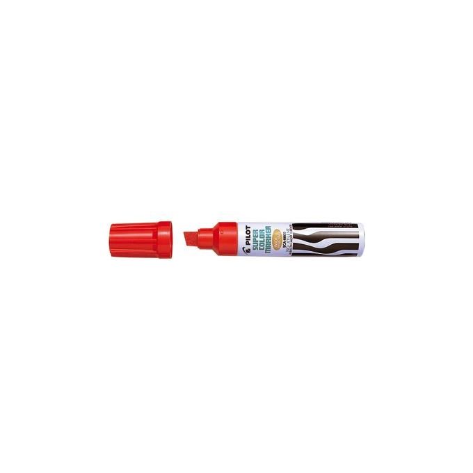 Pilot Marker Maxi 6600 Rosso Punta A Scalpello Tratto 3-12 5 Mm (conf.12)