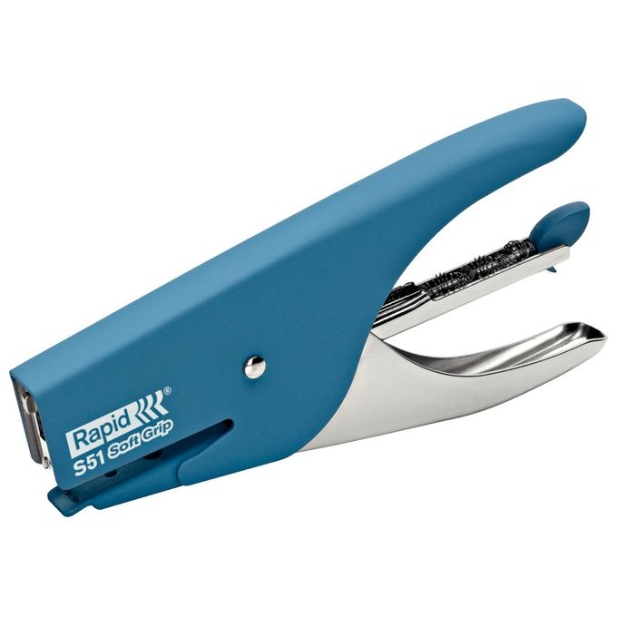 Rapid Cucitrice A Pinza Soft Grip Blu