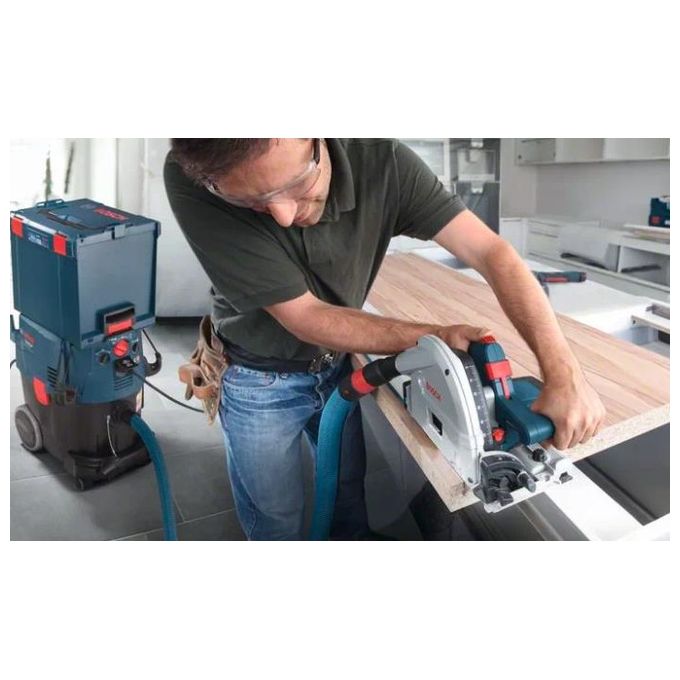 Bosch GAS 35 M AFC Apiratore Liquidi Solidi 35 Litri 1380W Nero-Blu