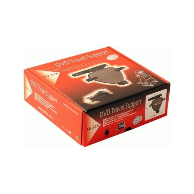Nilox Supporto X Dvd Portatile Da Auto Nero