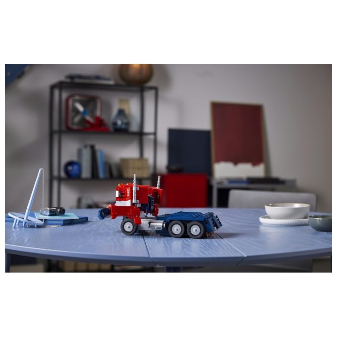 LEGO Icons Optimus Prime, Modellino da Costruire 2 in 1 del Leader dei Transformers, Set da Collezione per Adulti, 10302