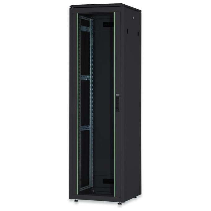 Digitus Armadio 26 Unita' Linea Professionale (a)1310 X (l)600 X (p)800 Mm. Colore Nero Ral 9005