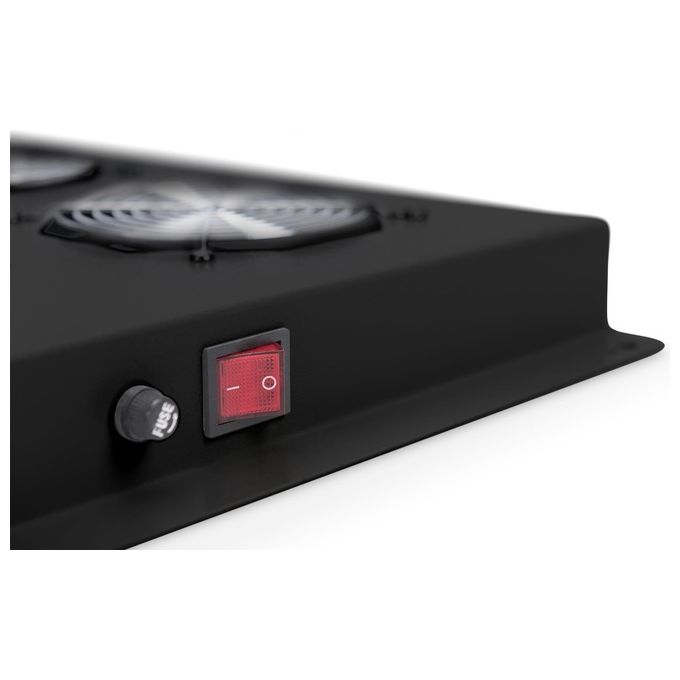 Digitus kit 6 ventole con termostato colore nero per armadi linea server