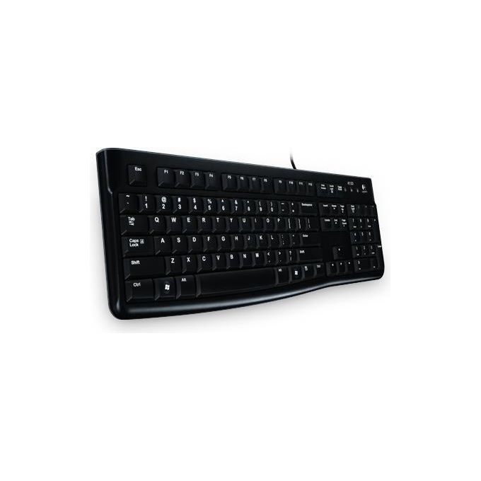 Logitech Keyboard K120 for Business Tastiera Usb Ucraino Nero