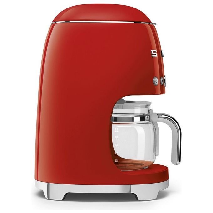Smeg DCF02RDEU Macchina per Caffe' Automatica con Filtro 1.4 Litri Rosso