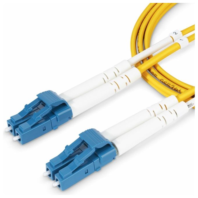 StarTech.com Cavo in Fibra OS2 LC-LC da 2mt Cavo Patch Fibra Duplex-Upc-lszh