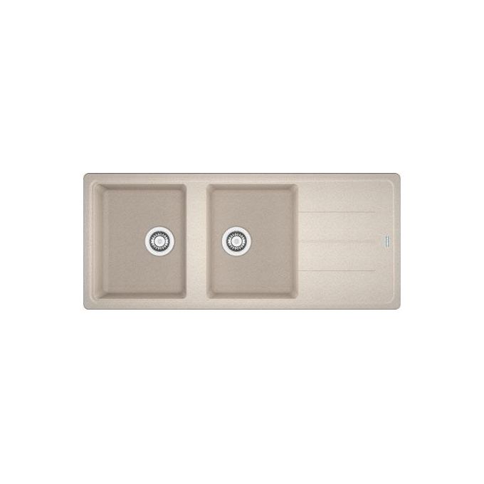 Franke Boston BFG 621 Lavello Fragranite da incasso Gocciolatoio Reversibile 2 Vasche Sahara 116x50cm 114.0276.586