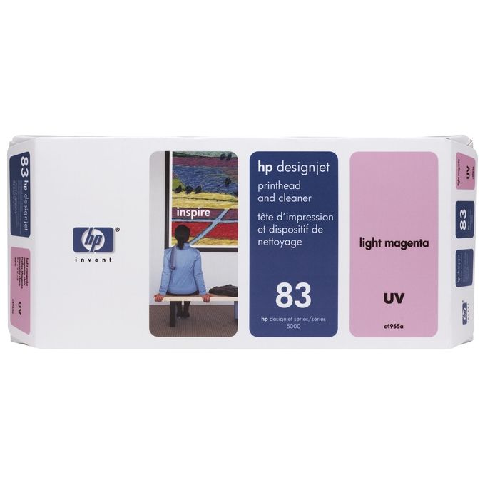 Hp testina stampa hp uv disp.di puliz. magenta chiaro