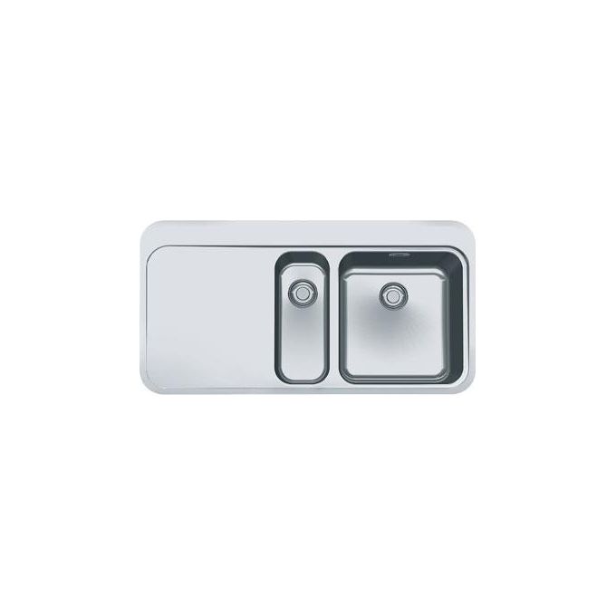 Franke Lavello Inox SNX 251 3 1-2 I WWK gocciolatoio a sinistra 1 Vasca + vaschetta + scolapiatti 100 cm 127.0276.604