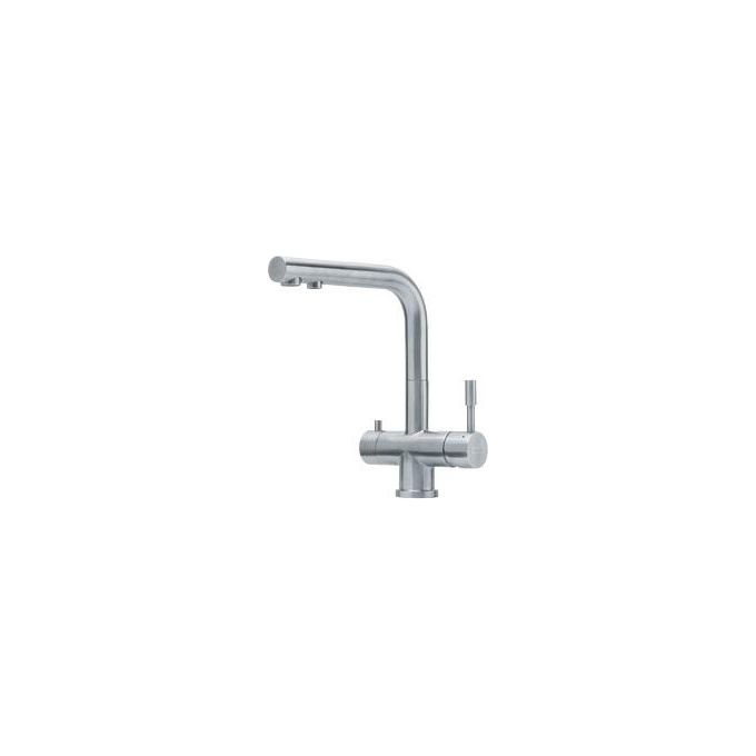 Franke Atlas Clear Miscelatore bicomando con canna girevole 360° Acciaio inossidabile 120.0179.978