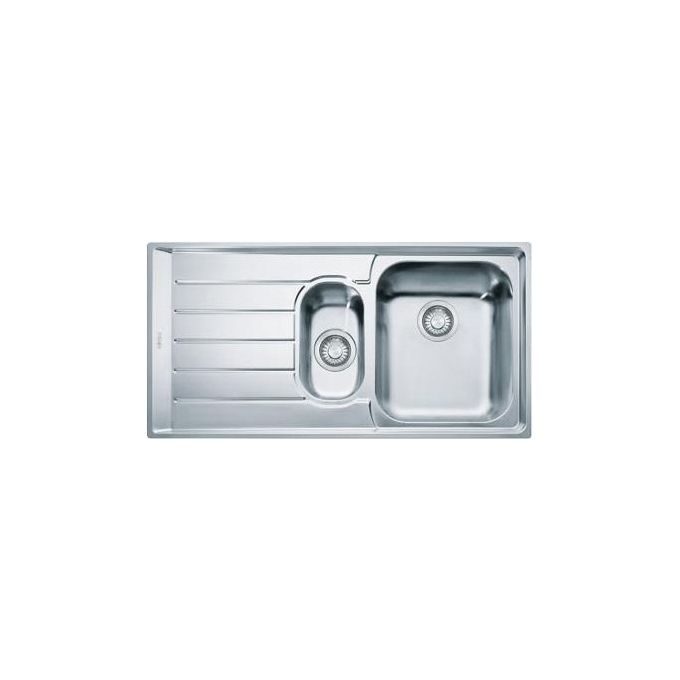 Franke Lavello Inox NEX 251 3 1-2 WWK gocciolatoio a sinistra 1 Vasca + vaschetta + scolapiatti 100 cm 127.0059.717