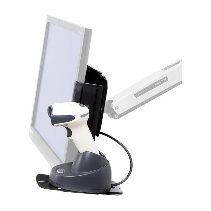 Ergotron Scanner Shelf,VESA Attach Mensola per Scanner di Codici a Barre Nero per P-N: 45-353-026