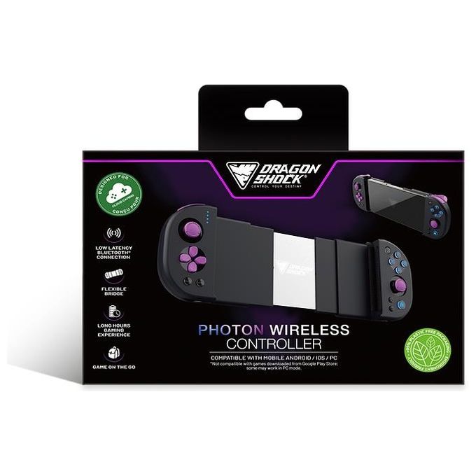Dragon Photon Controller Wireless Nero per Nintendo Switch