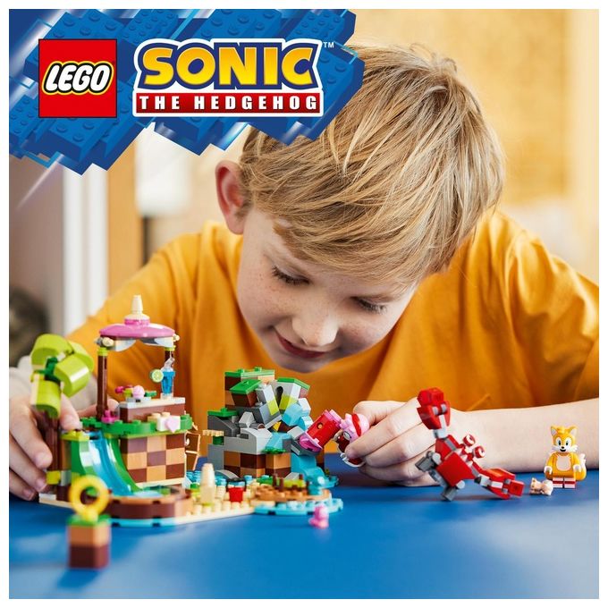 LEGO Sonic the Hedgehog 76992 L'Isola del Soccorso Animale di Amy, Giocattolo con 6 Personaggi, Regalo per Bambini dai 7 Anni