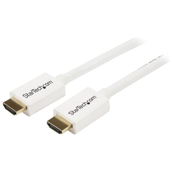 StarTech.com Cavo Hdmi Ad Alta Velocit{ A Parete Cl3 Bianco Da 7 m