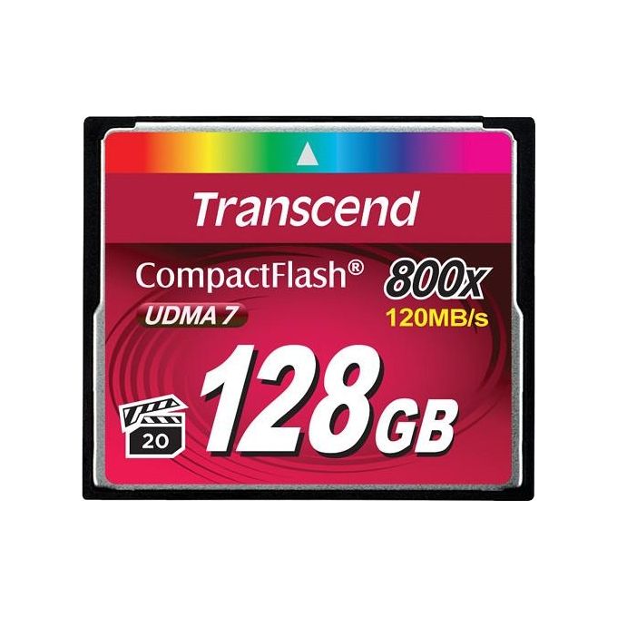 Transcend 128Gb cf card (800x type i )