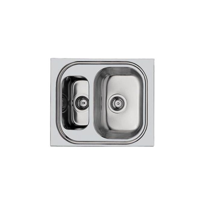 Foster 1510 061 Lavello Acciaio inossidabile da incasso 2 Vasche 59x50cm