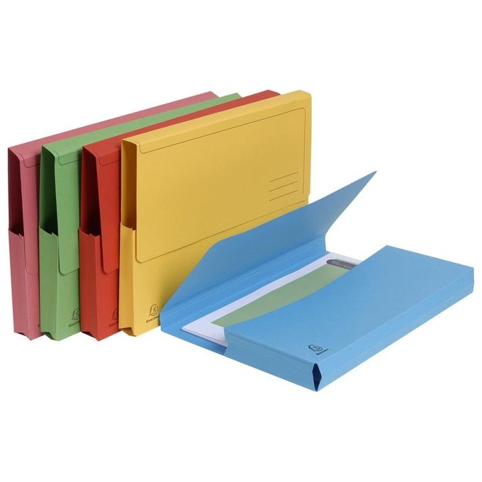 Exacompta Cartelle con Tasca 24.5x32.5cm Multicolore