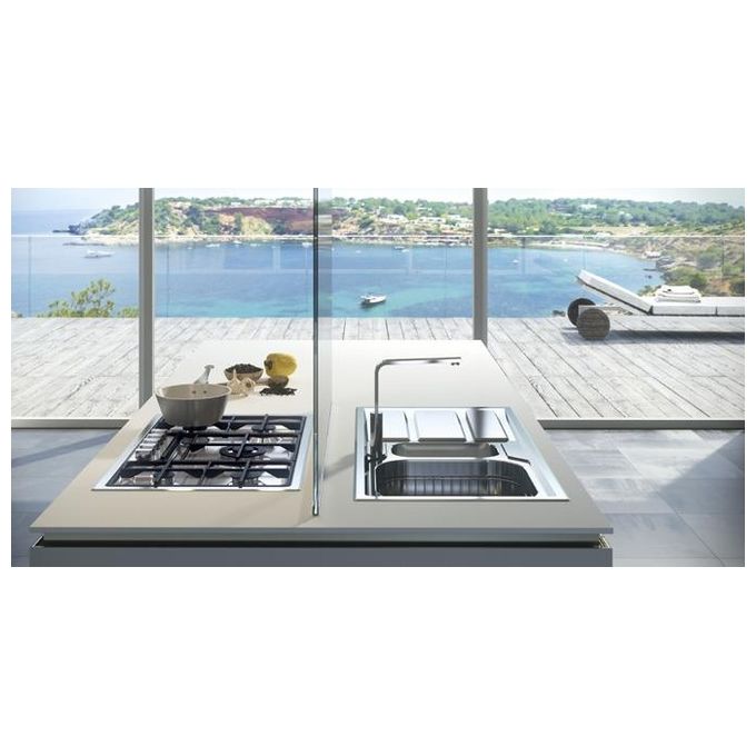 Foster 7058 072 Linea Marine Piano Cottura a Gas 5 Zone Acciaio inossidabile