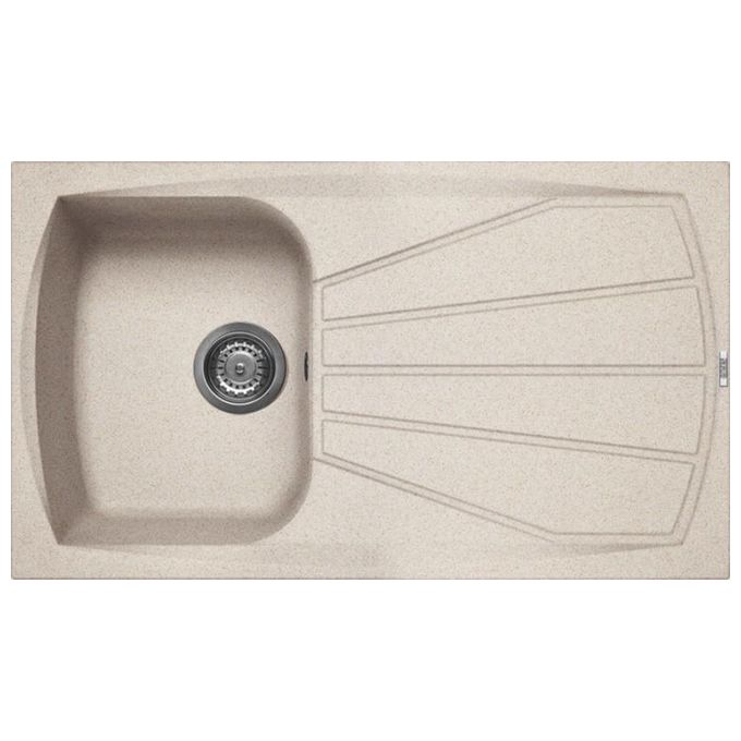 Elleci LGL40051 Living 400 Lavello Granitek Gocciolatoio reversibile 1 Vasca 86 cm Avena