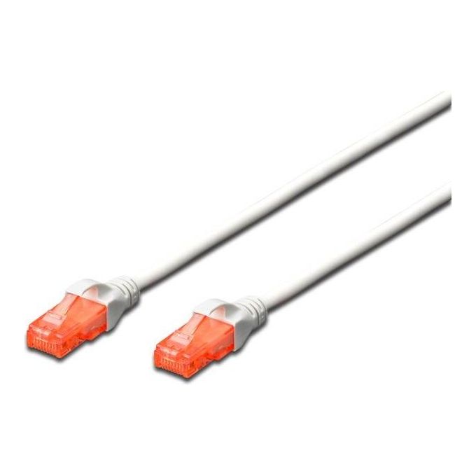 Digitus cavo rete s-ftp cat.6 doppia schermatura ls0h colore bianco mt. 10