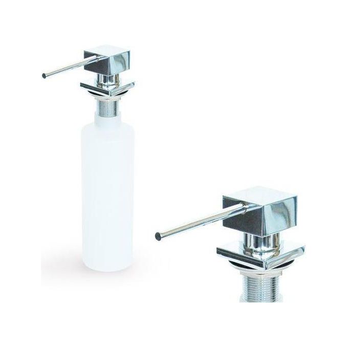 Elleci ADI02301 Compact And Squared Soap Dispenser (H 40Mm) - Dispenser Sapone Quadrato Compatto (H 40Mm)
