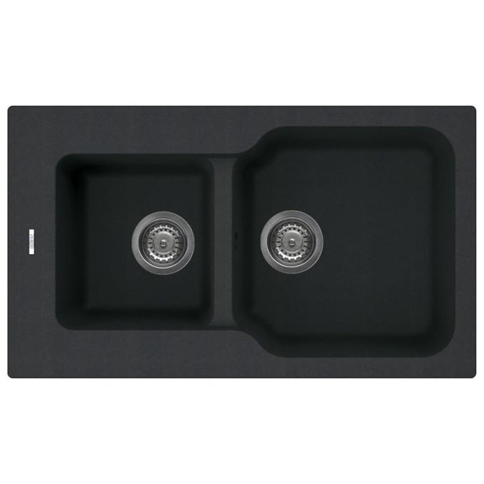 Elleci LGF43059 Fox 430 Lavello Granitek 2 Vasche 86 cm Antracite