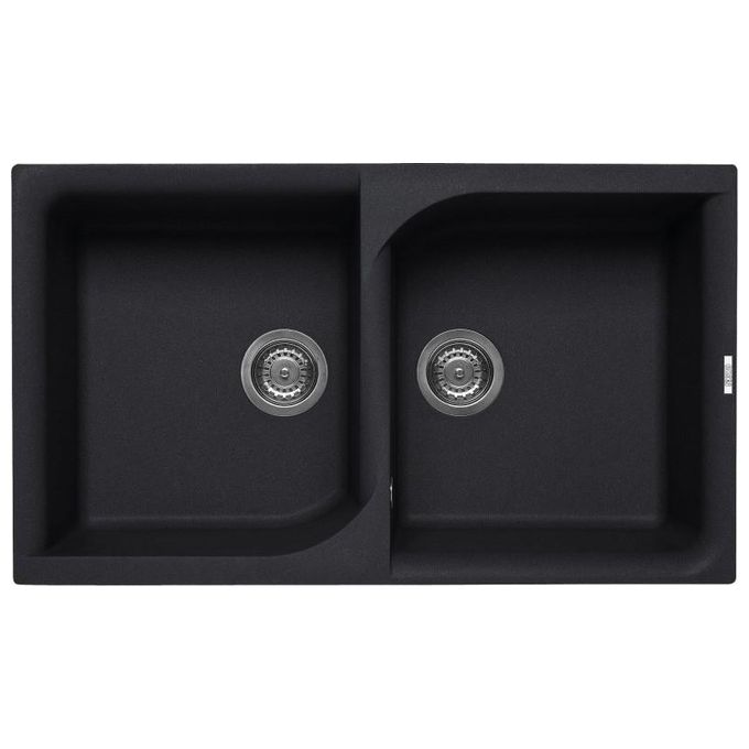 Elleci LGE45059 Ego 450 Lavello Granitek 2 Vasche 86 cm Antracite