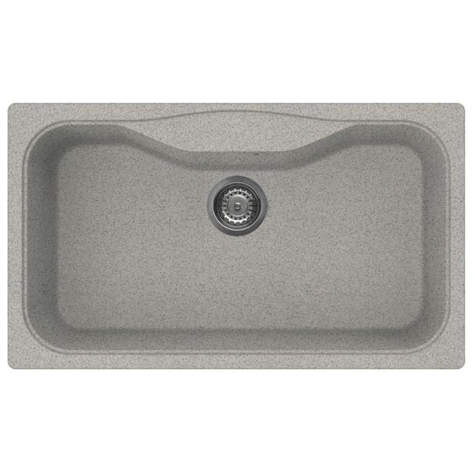 Elleci LGF36055 Fox 360 Lavello Granitek 1 Vasca 86 cm Grigio