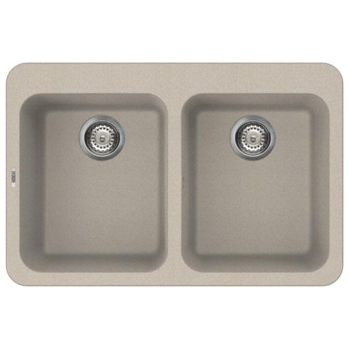 ELLECI LGF34051BTP Fox 340 Lavello Granitek 2 Vasche 80 cm Avena