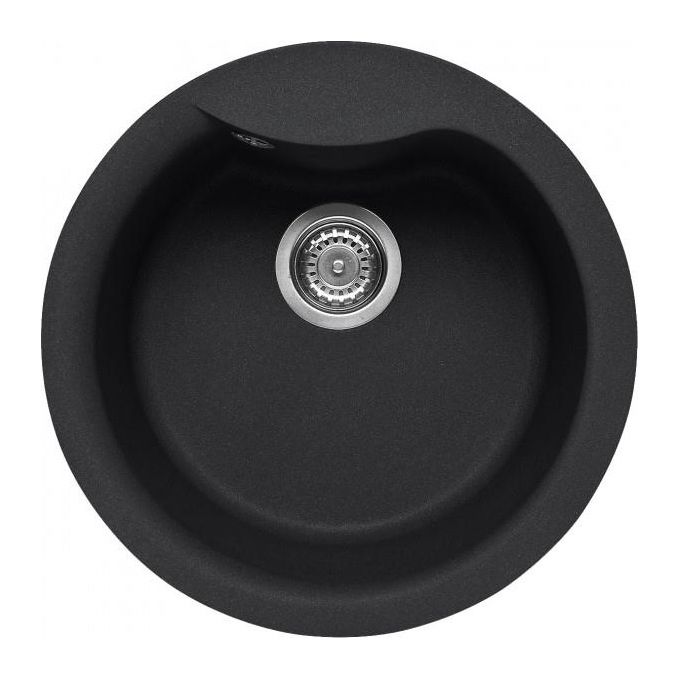 ELLECI LGEROU59 Ego Round Lavello Granitek 1 Vasca rotonda 49 cm Antracite