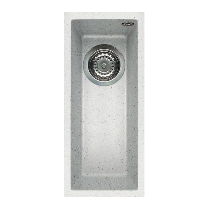 Elleci LGQ05052BSO Quadra 50 Lavello Granitek 23 cm 1 Vasca Bianco