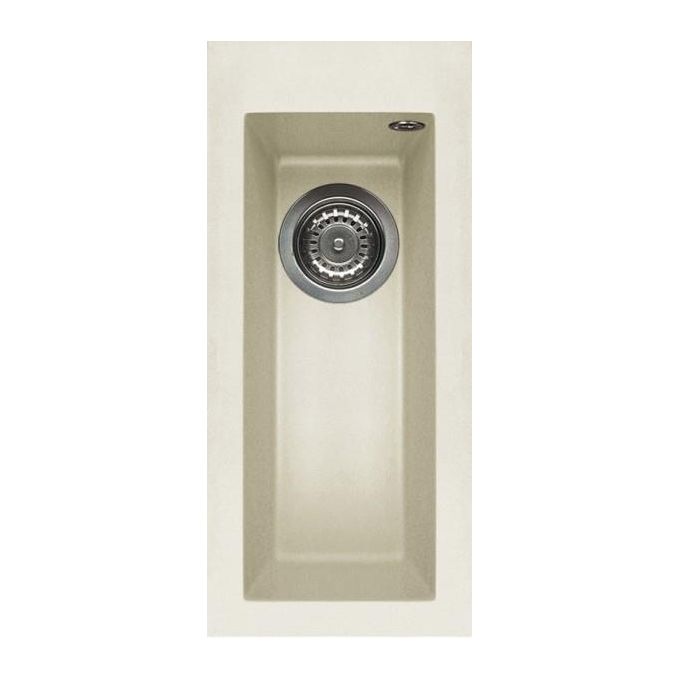 Elleci LGQ05062 Quadra 50 Lavello Granitek 1 Vasca 23 cm Bianco antico