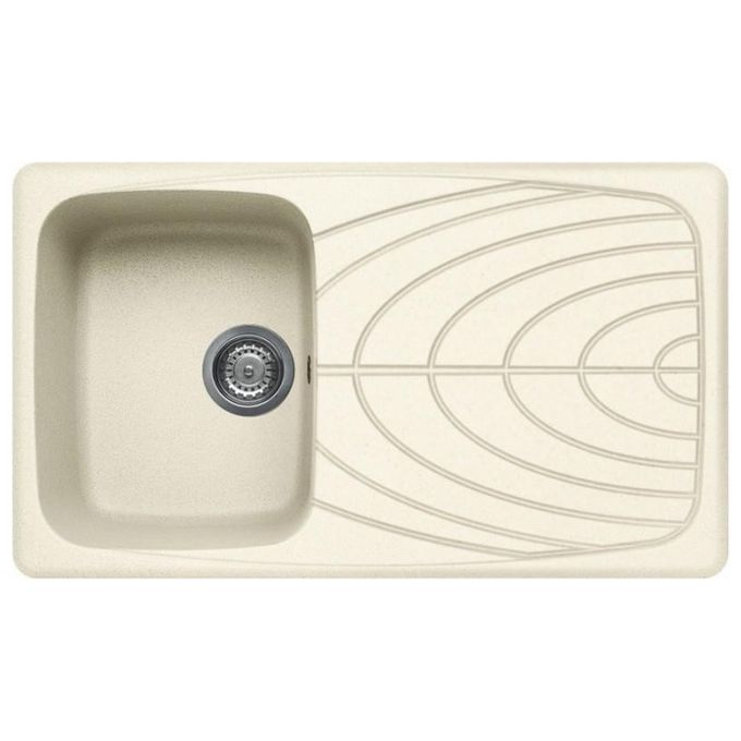 Elleci LGM40062 Master 400 Lavello Granitek 1 Vasca 86 cm Bianco antico