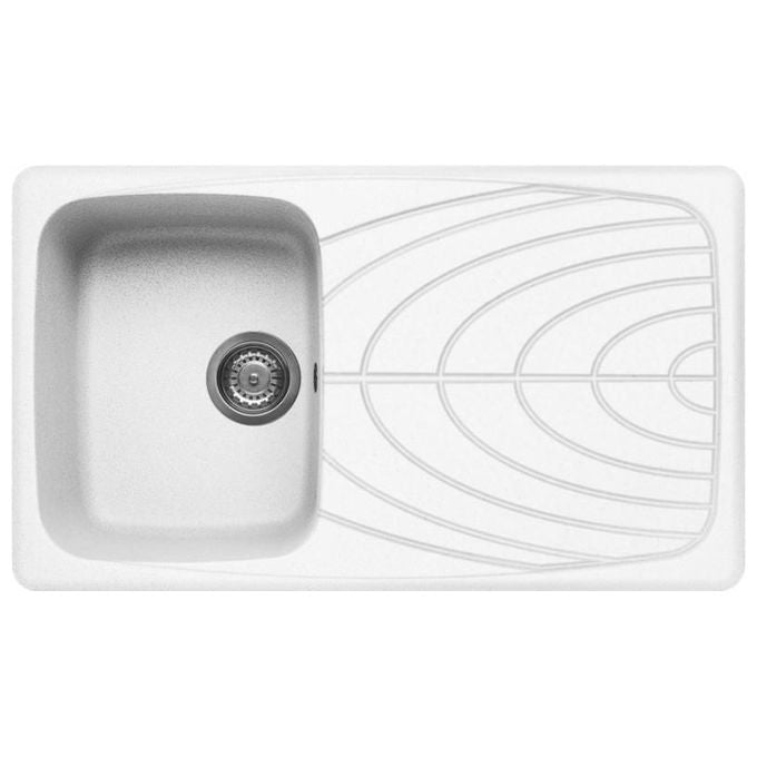 Elleci LGM40068 Master 400 Lavello Granitek 1 Vasca 86 cm Bianco
