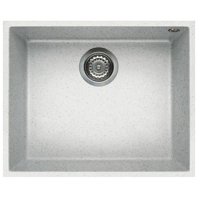 ELLECI LGQ10552BSO Quadra 105 Lavello Granitek 1 Vasca 54 cm Bianco