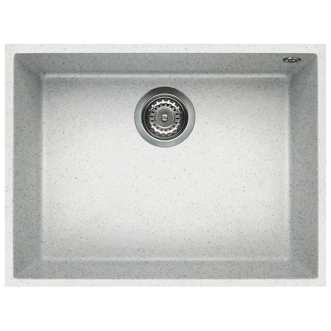 ELLECI LGQ11052BSO Quadra 110 Lavello Granitek 1 Vasca 58 cm Bianco Pietra