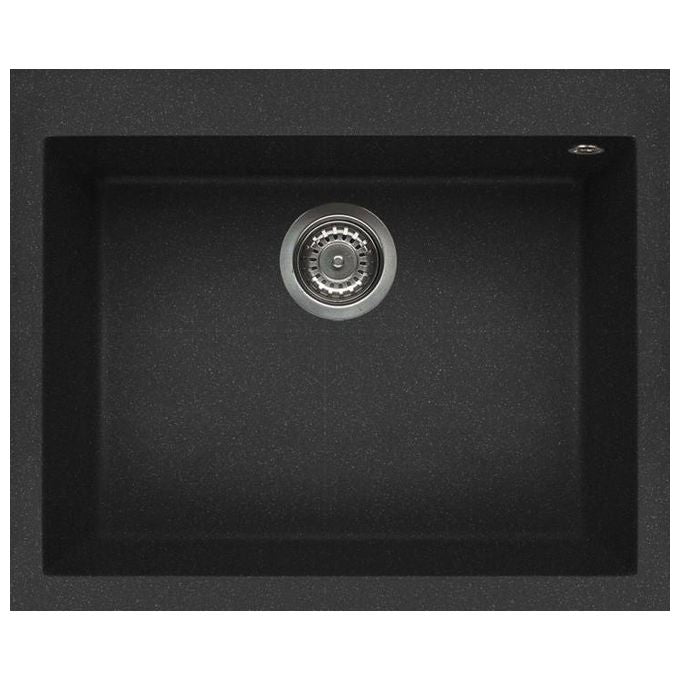 ELLECI LGQ11054 Quadra 110 Lavello Granitek 1 Vasca 61 cm Nero