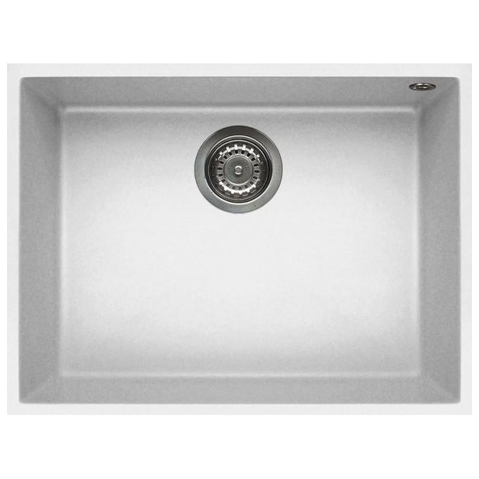 ELLECI LGQ11068BSO Quadra 110 Lavello Granitek 1 Vasca 58 cm Bianco titano