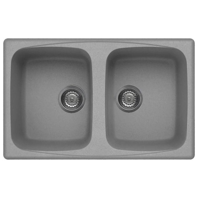 Elleci LMM35079 Master 350 Lavello Metaltek 2 Vasche 79 cm Alluminio