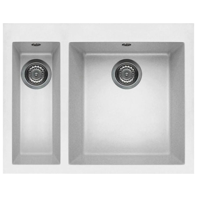 Elleci LGQ15068 Quadra 150 Lavello Granitek 1 Vasca 59 cm Titanio