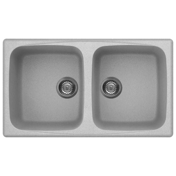 Elleci LMM45079 Master 450 Lavello Metaltek 2 Vasche 86 cm Alluminio
